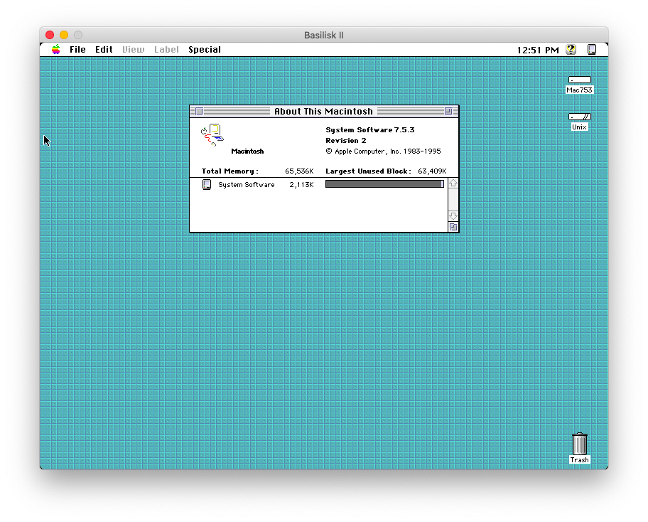 classic mode emulator mac